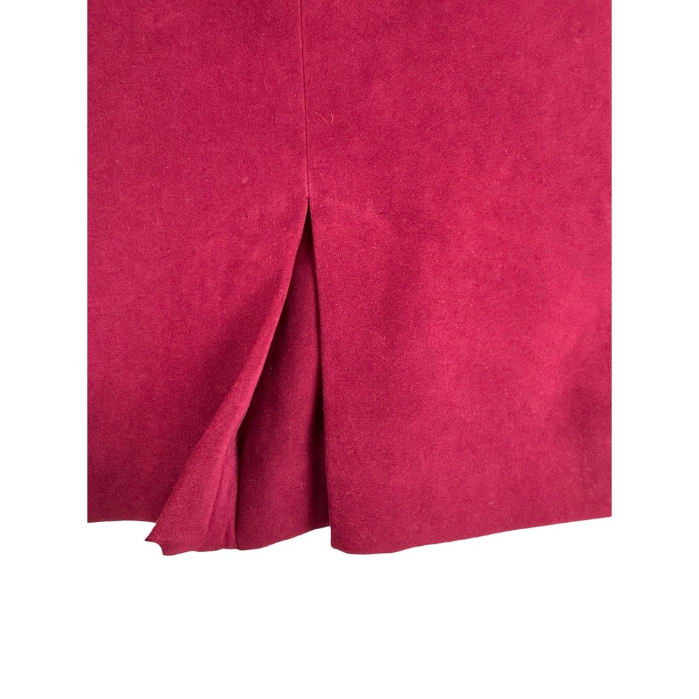 Casual Corner Annex Petite P Burgundy Velvet Blazer Jacket Y2K Tailored - Picture 5 of 8
